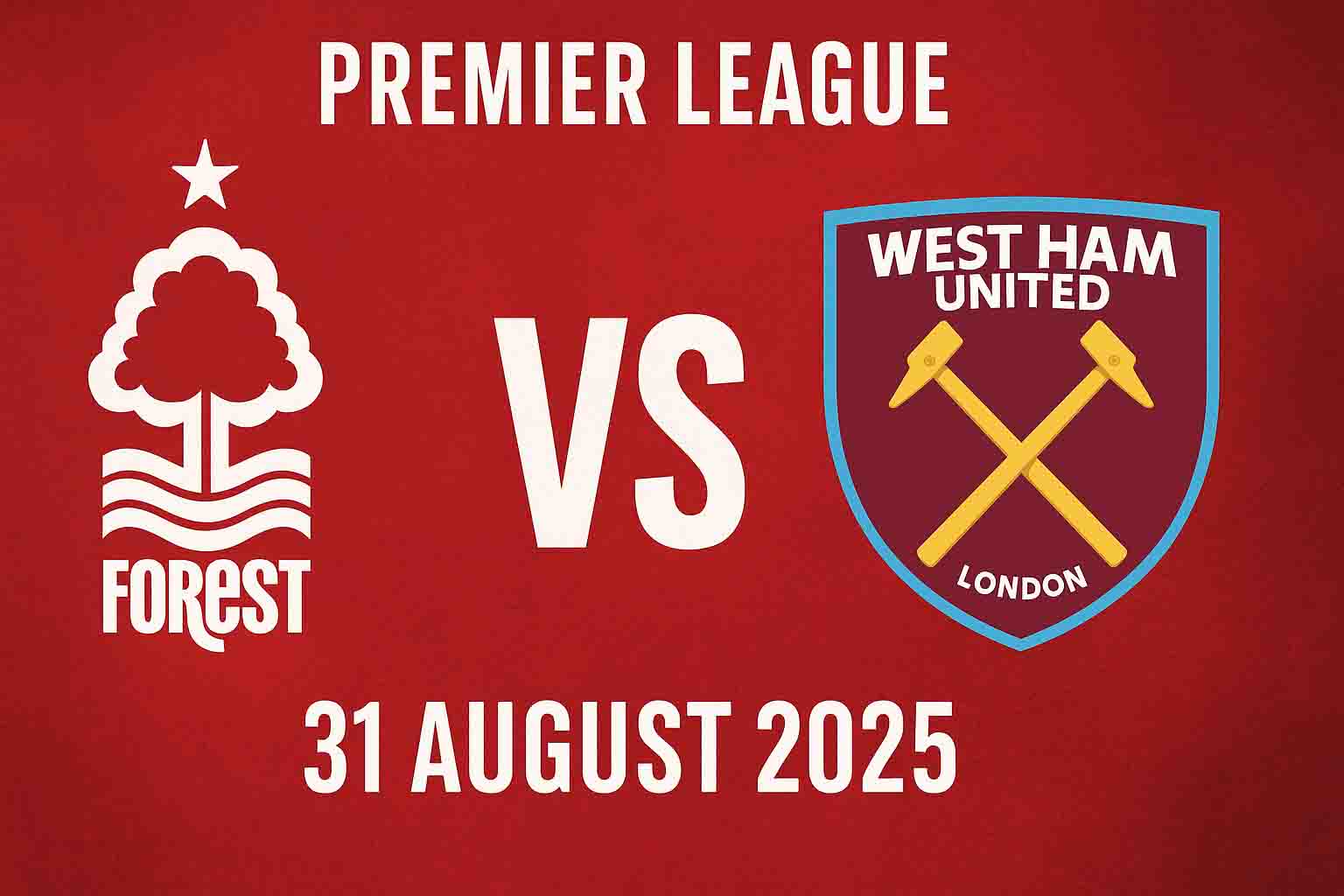Nottingham Forest vs West Ham United – Premier League Match Preview (31 August 2025)