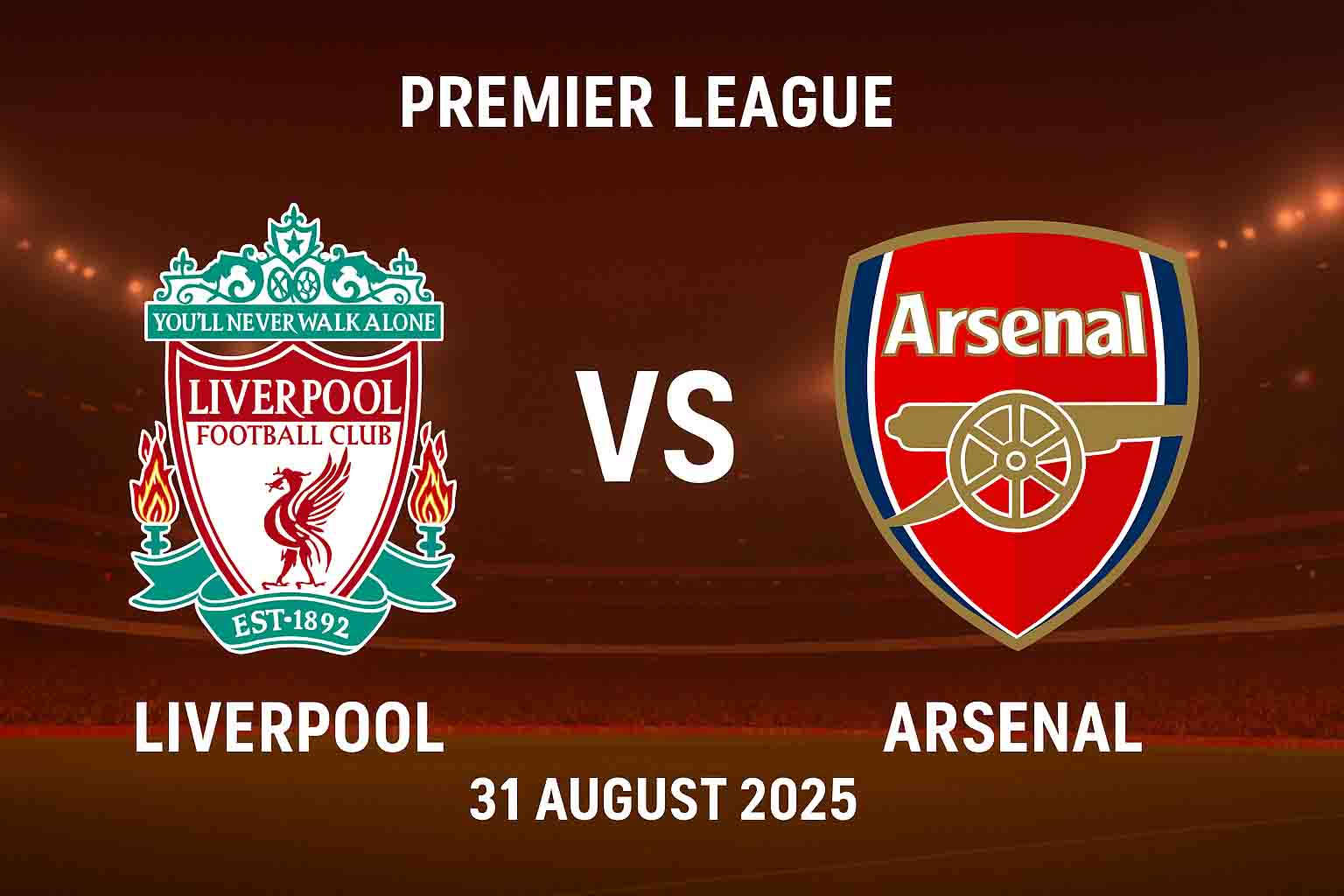Liverpool vs Arsenal – Premier League Clash (31 August 2025)