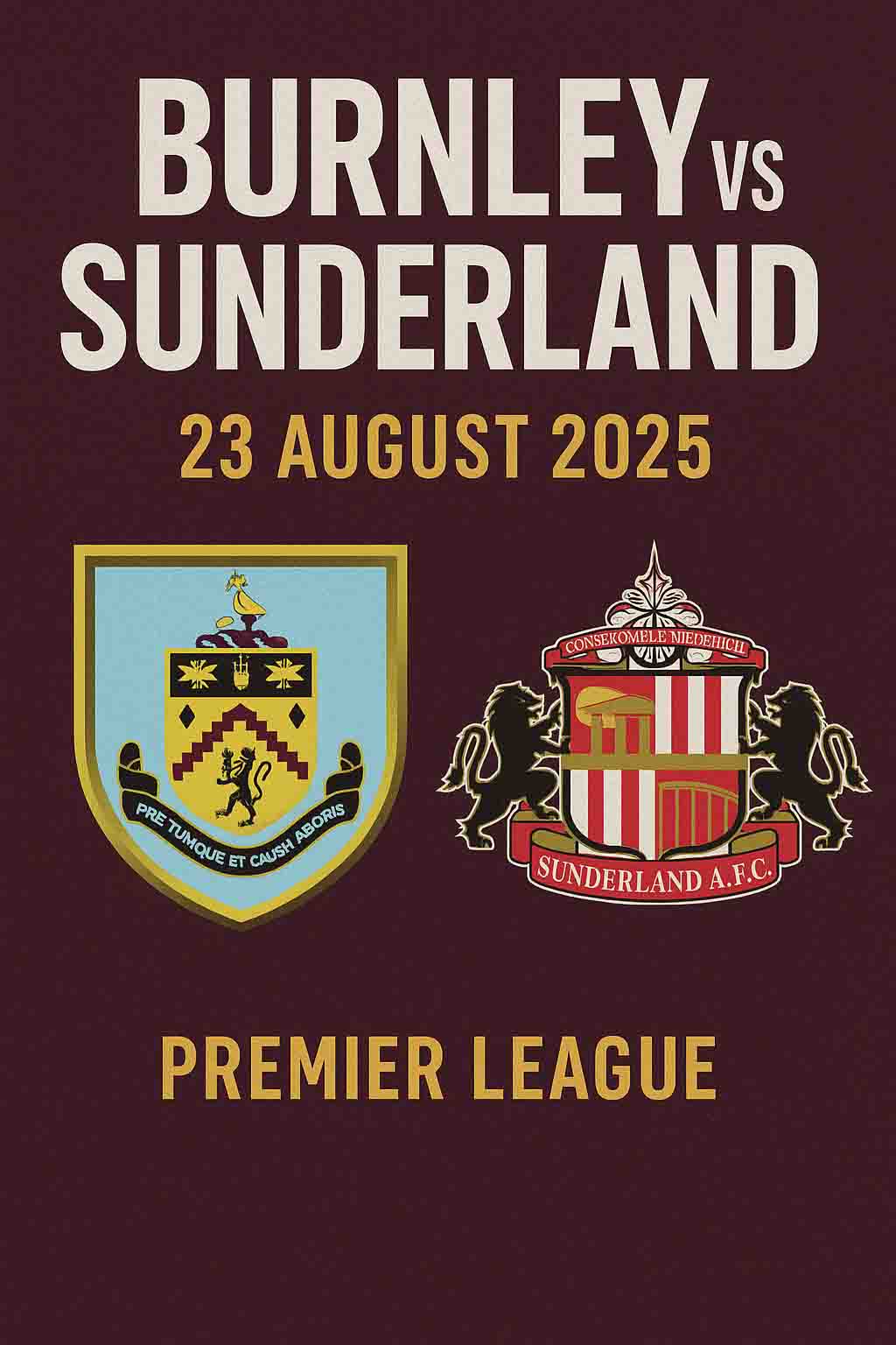 ⚽ Match Preview: Burnley vs Sunderland